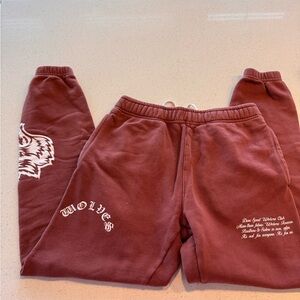 Darc Sport she red rust color sweatpants